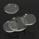 Acrylic Jewelry Organizer Display Necklace Bracelet Round Holder Stand Rack Case
