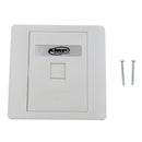 RJ45 RJ11 Face Plate Wall Socket Ethernet Single Gang 1 Port with Keystones