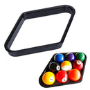 Billiards 9 Ball  Pool Table Triangle Rack Heavy Duty Black Plastic