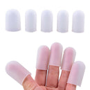 5Pcs/Set Portable White Kitchen Bathroom Cooking Cleaning Silicone Finger SS Hn