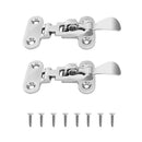 316 Stainless Steel Boat Latch, 2pcs Anti-Rattle Fastener Clamp, 4 3/8inch