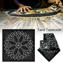 Tarot Pagan Altar Cloth Black Flannel Divination Tablecloth Kitchen Home Su J2Q5