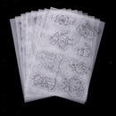 8x Printer Inkjet Shrink Film Plastic Sheets Paper DIY Jewelry Craft Designs