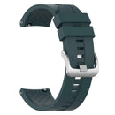 22mm Silicone Wrist Strap Band w/Buckle for Amazfit GTR 47mm (Dark Green)