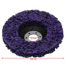 5Pcs Durable Poly Strip Disc Wheel 100x16Mm Wood Metal Paint Rust Removal C
