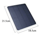 12V 20W USB Solar Panel with Car Charger Crocodile Clip 30A USB Solar Charg