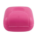 Plastic Travel Hiking Mini Soap Dish Box Holder Case Container Rose Red