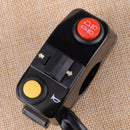 7/8" Motorcycle Handlebar Headlight Horn Turn Signal On Off Switch Indicator
