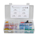 140pcs Assorted Standard Blade Fuses 5A 7.5A 10A 15A 20A 25A 30A w/ Box