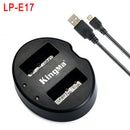 LP-E17 Battery USB Dual Charger For Canon M3/M5/M6/760D/750D/800D/77D
