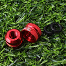 Bike Vacuum Tire Law Mouth Nut Bicycle Tire Inner Tube Valve Caps Red