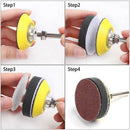 140Pcs 2 Inch Sanding Discs Pad Kit for Drill Grinder Rotary Tools with 1/4
