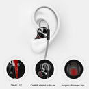 Metal Stereo In-ear Headphones HIFI Bass Headset Sport Running Earphone With Mic