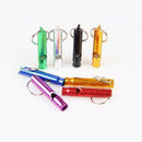 5Pcs Soild Dog Cat Puppy Outdoor Training Pet Sports Keyring Whistle AU V7R E2O9