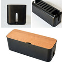 2Pcs ABS Cable Manegement Box Cord Organizer Charger Hide Tidy Cover Tray