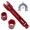 8-In-1 Faucet & Sink Installer Tool Multifunctional Water Pipe Wrench Spanner