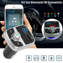 G17 Bluetooth 5.0 Handsfree FM Transmitter with 5V 3.1A Fast Charging Charger