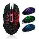 Cool 4000 DPI Mice 6 LED Buttons Wired USB Optical Gaming Mouse For Pro GamerME