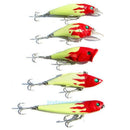 100pcs Fishing Lures Crankbaits Hooks Minnow Bass Baits Tackle Set Kits + Box