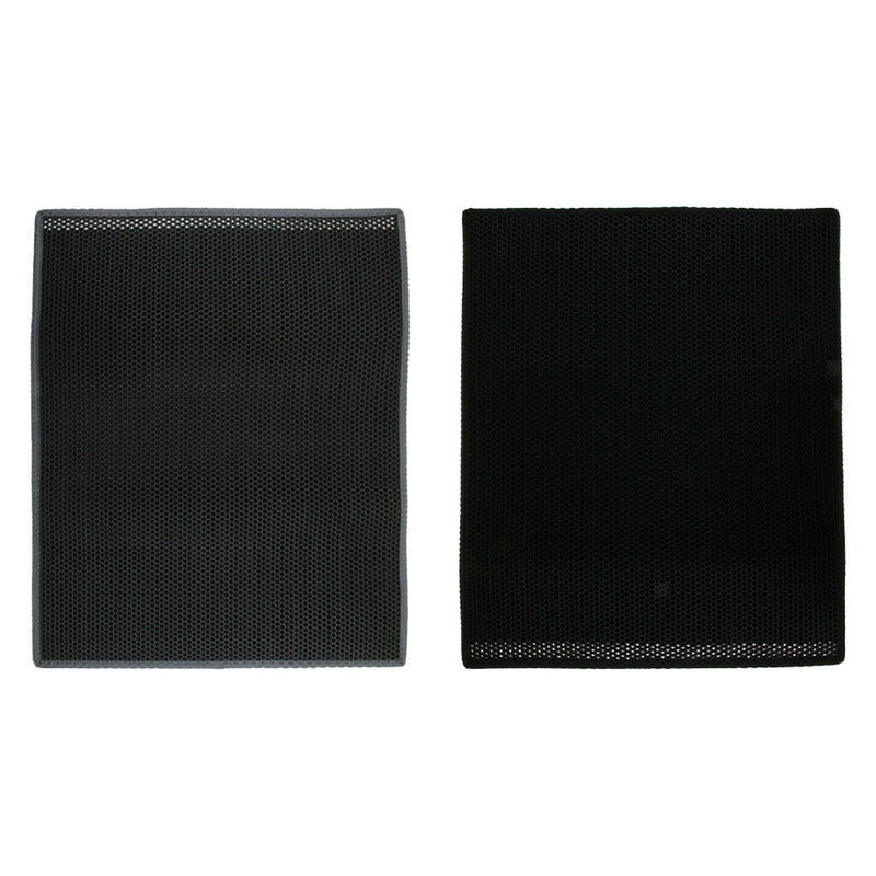 Cat Anti-Tracking Litter Mat Pad Cat Feeding Mat Floor Protection Black