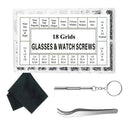 Eyeglass Repair Kit Sunglass Glasses Repair Kit Eyeglasses Screws with 12 P