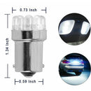 4X White 1156 BA15S 9SMD LED Backup Reverse Turn Signal Light Bulbs 1141 10