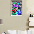 5D DIY Diamond Painting Colorful Butterflies Cross Stitch Embroidery Mosaic