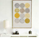 Abstract Geometric Canvas Paintings Scandinavian Posters Art Wall Pictures  P4I8