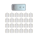 24Pcs LED Candle Light Flameless Flickering With Remote Control Warm White