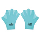 2 Pairs Silicone Force Web Gloves Swimming Hand Aqua Training for Children