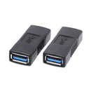2Pcs Usb 3.0 Type A Female To Female Adapter Coupler Gender Changer Connect