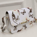 Women Crossbody Messenger bags Handbag Purse Sling Shoulder bags(White)