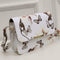 Women Crossbody Messenger bags Handbag Purse Sling Shoulder bags(White)