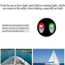 2X LED Navigation Light Signal Warning Lamp Signal Lamp For Marine Boat YacSEAU