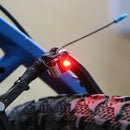 1pc Brake Light LED Tail Light Safety Warning Light for Bicycle Bike STOP AHS