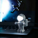 Creative 0.5W Astronaut Shaped Night Light USB Eye-caring Reading Lamp Lamp