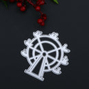 Ferris Wheel DIY Metal Embroidery Craft Stencil Cutting Die A