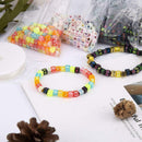 1000Pcs /set Letter Acrylic Beads For DIY Bracelet Making Multicolor M9V3