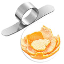 Stainless Steel Finger Type Orange Peeler Lemon Citrus Fruit Peeling Tools