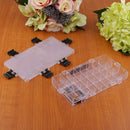 Portable Watercolor Palette Oil Paint Case Tray with Lid Clear Plastic Box