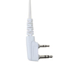 2 Way Walkie Talkie Headset PTT Mic Acoustic Tube Earpiece + Silicone Earbud