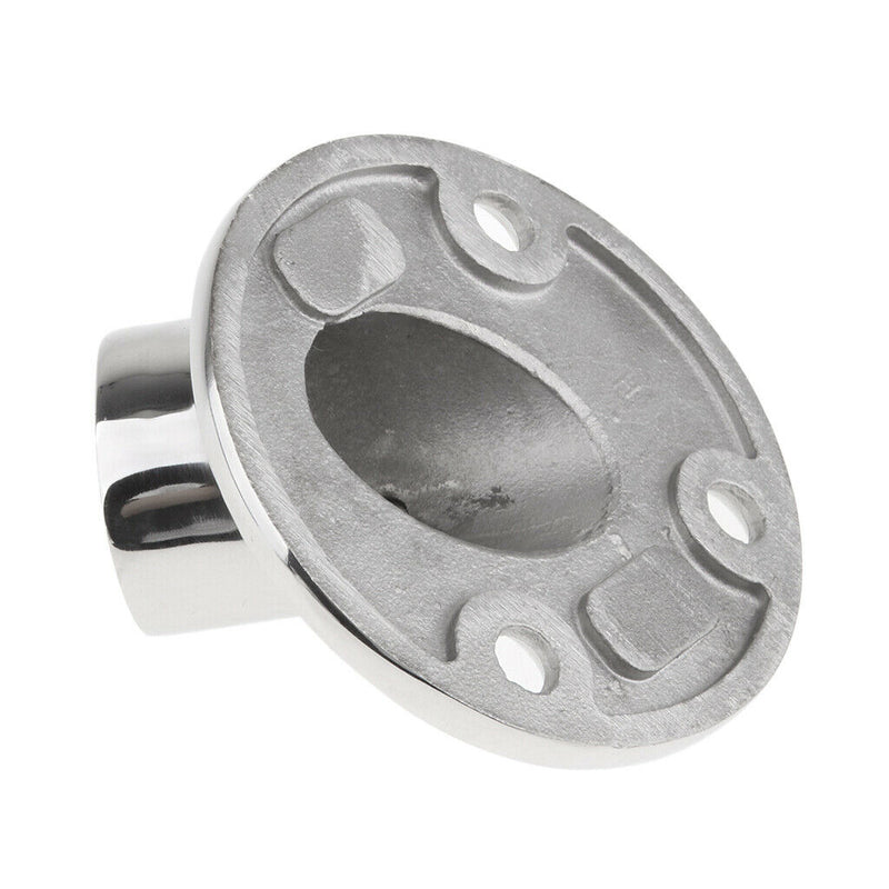 316 Marine-Grade Stainless Steel Boat Hand Rail Fitting 60 Degree Round Base for