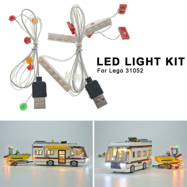 LED Light Kit For LEGO 31052 Camper Building Blocks Accessories DIY Light S O8K8