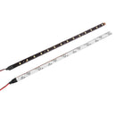 2X 30CM 3528 SMD 15 LED CAR MOTORBIKE WATERPROOF FLEXIBLE LED STRIP LIGHTS WHITE