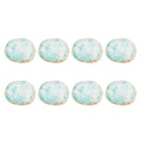 8x Natural Agate Slices Polished Agate Slices Hanging Coasters