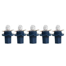 5pcs 12V 1.2W T5 Halogen Car Gauge Bulbs for Dash Instrument Light Blue K1B