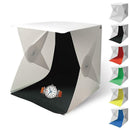 Mini Folding Softbox with 2 LED Strap 20cm Universal Photography Studio Lightbox