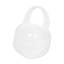 Portable Baby Pacifier Fingertip Toothbrush Container Storage Box (White)