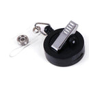 Retractable Pull Chain Reel ID Card Badge Keychain Holder Recoil Belt Clip FT