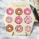 Donuts Wall Stand Dessert Cake Display Rack Wedding Birthday Party Decor